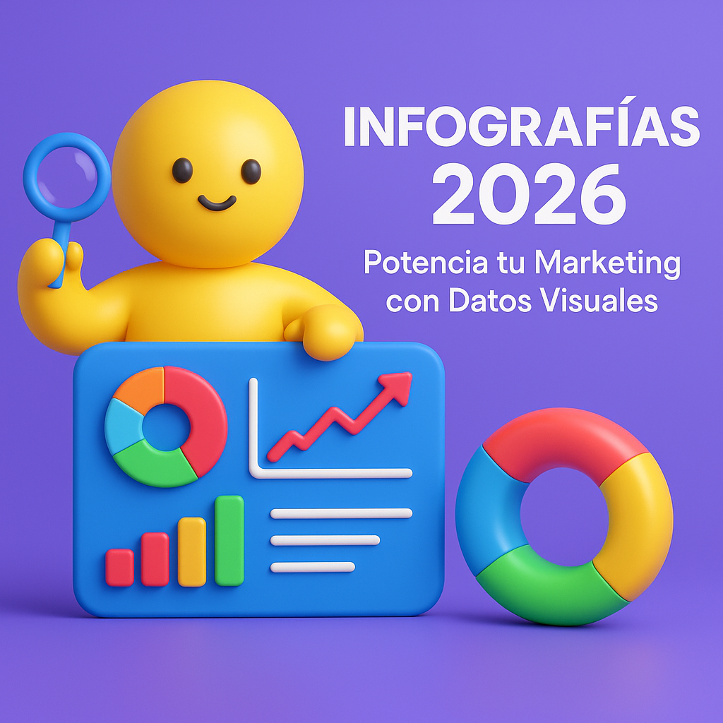 Infografías 2026: Potencia tu Marketing con Datos Visuales