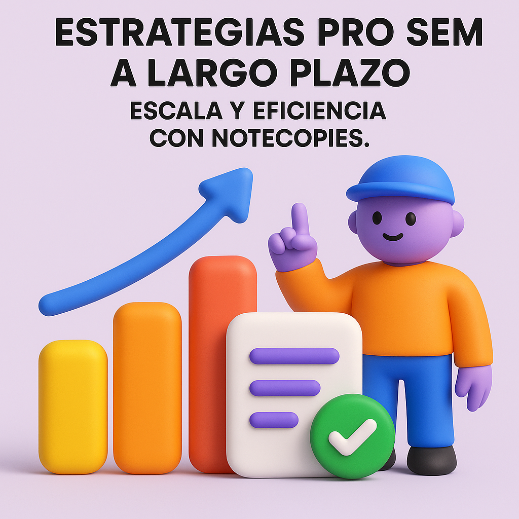 Estrategias Pro SEM a Largo Plazo: Escala y Eficiencia con Notecopies