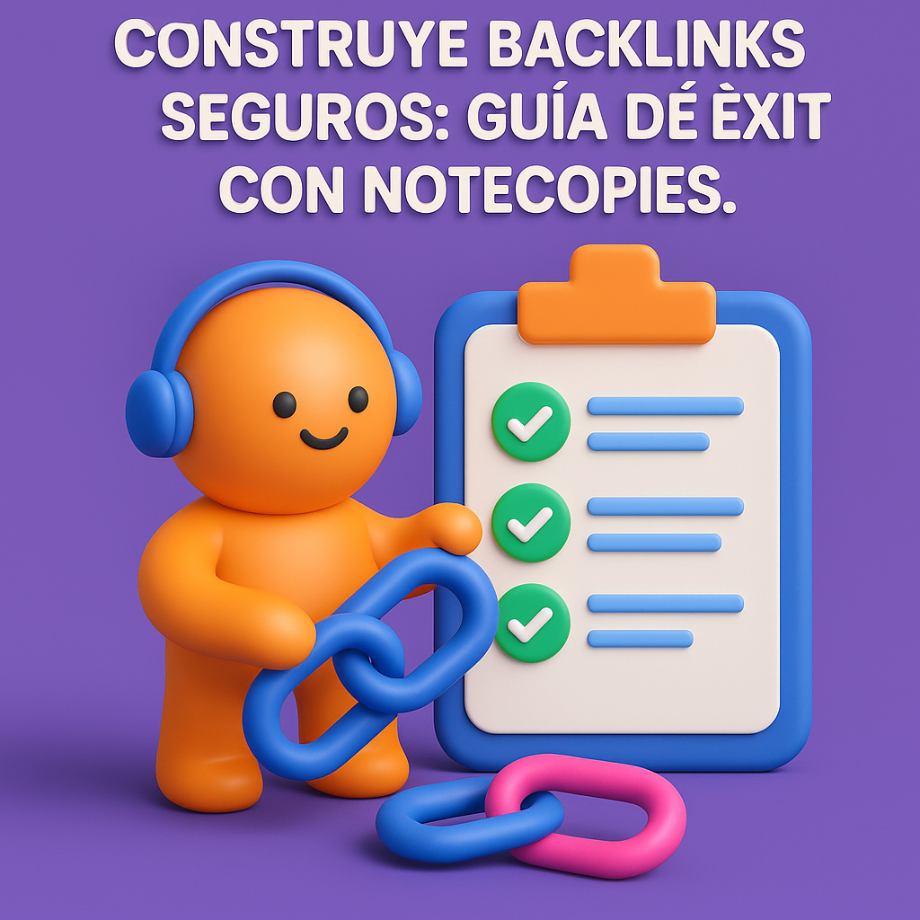 Construye Backlinks Seguros: Guía de Éxito con Notecopies
