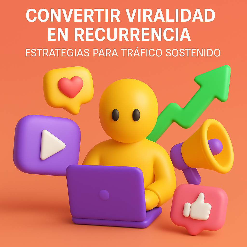 Convertir Viralidad en Recurrencia: Estrategias Para Tráfico Sostenido