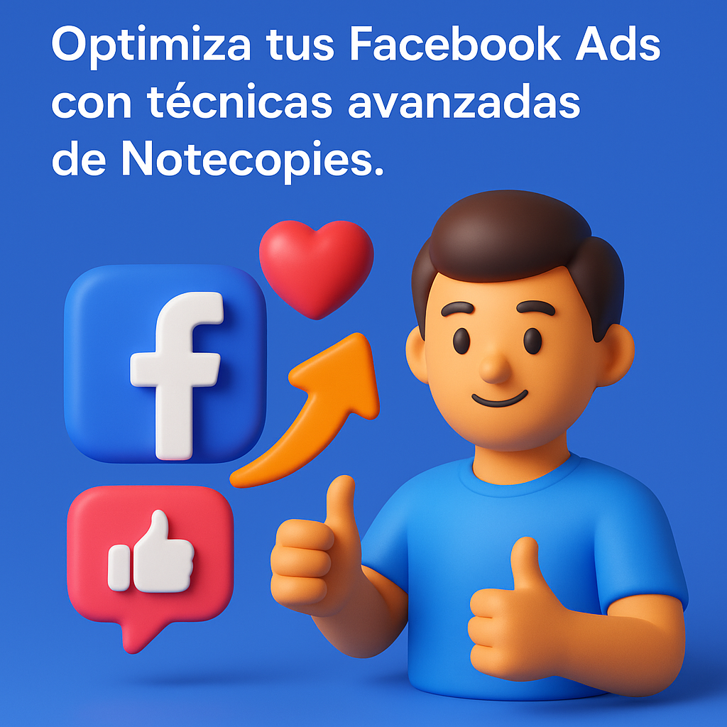 Optimiza tus Facebook Ads con técnicas avanzadas de Notecopies